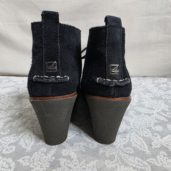 Sperry Top Sider Womens Black Wedges Size 7 - Picture 5 of 9